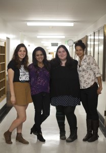 Left to right: Savannah Badalich, Ayesha Kahn, Alexandra Tashman, and Arami Walker.